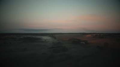 Open Fields Misty Morning