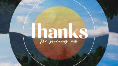 Over The Mountains Thanks For Joining Us