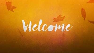 Painted Autumn Welcome