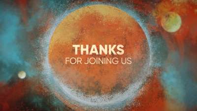 Painted Cosmos Thanks