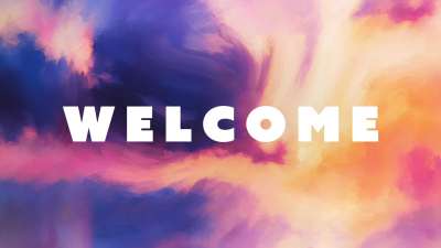 Painted Easter Welcome