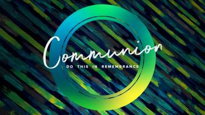 Palm Sunday Color Brush Communion