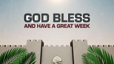 Palm Sunday Jerusalem God Bless