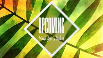 Palm Sunday Upcoming