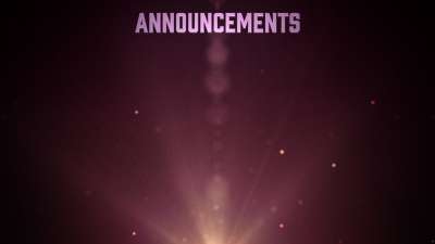 Particle Glow Announcements