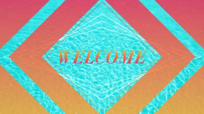 Poolside Summer Welcome