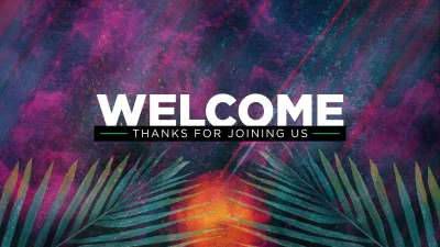 Radiant Paint Palm Sunday Welcome