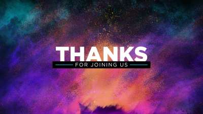 Radiant Paint Thanks For Joining Us