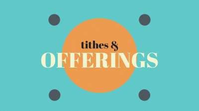 Retro Color Tithes and Offerings