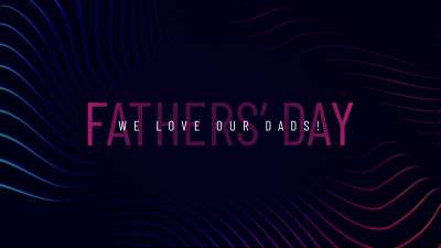 Retro Wave Father's Day