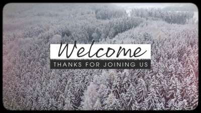 Retro Winter Welcome