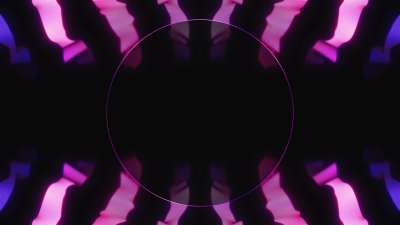 Ribbon Flow Pink Center