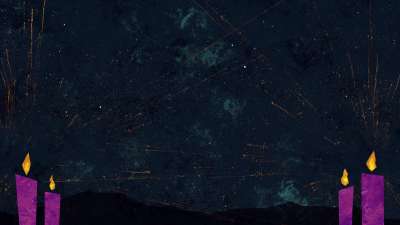 Silent Night Advent Candles 03