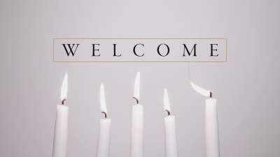 Simple Candles Welcome