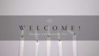 Simple Candles Welcome Stream