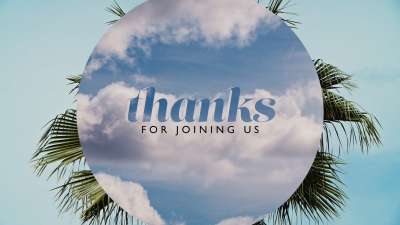 Spring Nature Thanks For Joining Us