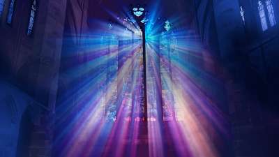 Stained Glass Scene 20