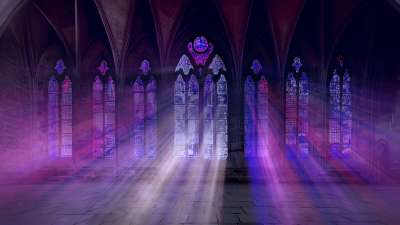 Stained Glass Scene 6