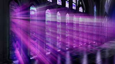 Stained Glass Scene 9