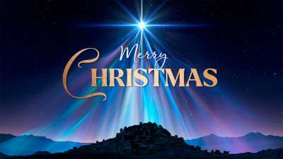 Starlight Christmas Merry Christmas