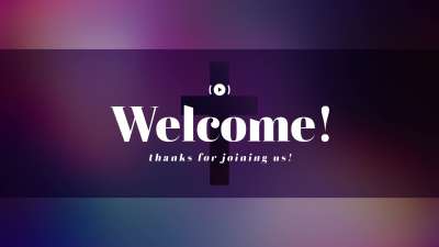 Vibrant Crosses Welcome Stream