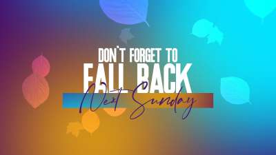 Vibrant Fall Fall Back