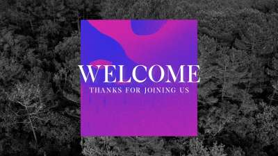 Vibrant Nature Welcome