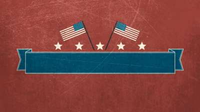 Vintage Independence Day Title Blank