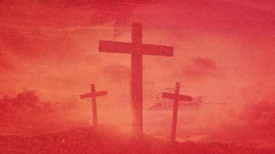 Witness His Resurrection: Painted Cross